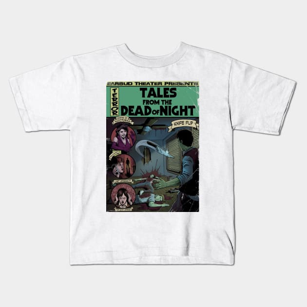 Tales From The Dead of Night Kids T-Shirt by Earbud Theater